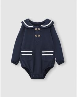 Color – Navy Blue Romper