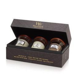 Formaat – 3 Mini Geurkaarsen - Houtig
