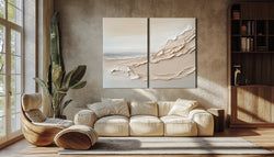 Similar Paintings – Sands of Serenity – Textured Diptych