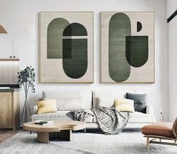 Similar Paintings – Geometric Harmony Duo