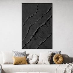 Similar Paintings – Black Ripple Texture Canvas Art