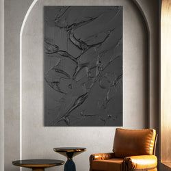 Similar Paintings – Black Texture Abstract Canvas