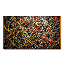 Vibrant Splatter Abstract – 1
