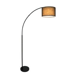 Style – Black & Black Fabric Lampshade