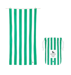 Solid Color – Cancun Green Stripe