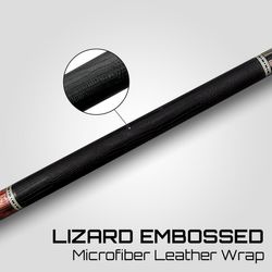 Lizard Embossed Microfiber Leather Wrap & Point