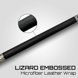 Lizard Embossed Microfiber Leather Wrap & Point