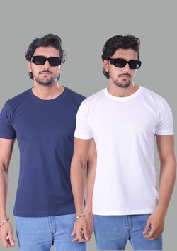 White And Navy Blue