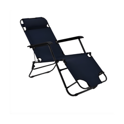 LEZALJKA KAMPING STOLICA SKLOPIVA TAMNO PLAVA