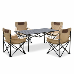 Boja – KAMPING COMBO - 4X MOON BEŽ KAMPING STOLICE + VELIKI STOL