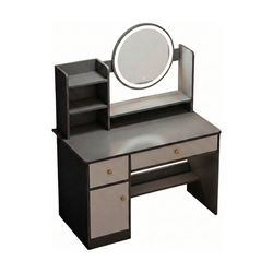 THALIA STOL SMINKANJE SA OGLEDALOM 80 CM SIVI