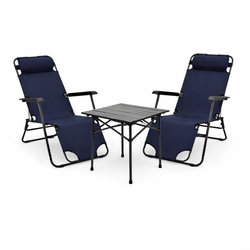 KAMPING COMBO - X2 LEŽALJKE + GRATIS MALI STOL