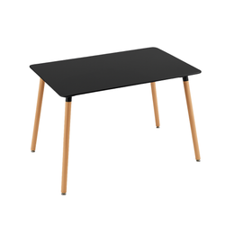 MODEL – PULSE TRPEZARIJSKI STOL 120 X 80 CM CRNI