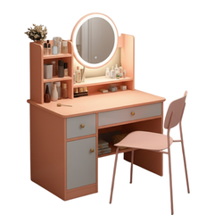THALIA STOL SMINKANJE 80 CM ROZI + ROZA CHARM STOLICA