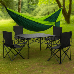 4X KAMPING STOLICE + VELIKI STOL