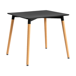 PULSE TRPEZARIJSKI STOL 80 X 80 CM CRNI