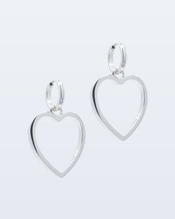 silver earrings