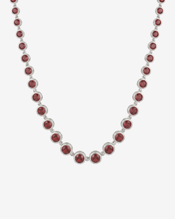 Type – necklace | silver | red