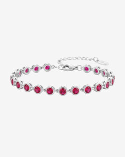Type – bracelet | silver | red