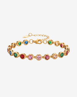Type – Bracelet | gold | multicoloured