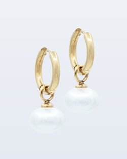 gold big pearl
