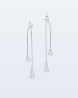 silver earrings