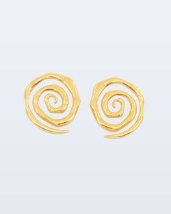 gold earrings