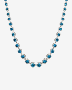 Type – necklace | silver | blue