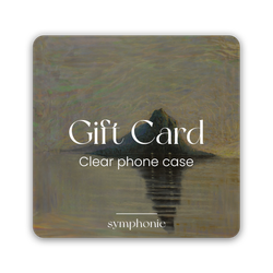 Gift Card type – Clear case