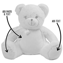 Select Large Teddy Bear – Large White Bear