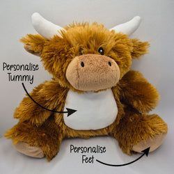 Select Teddy Bear – Highland Cow
