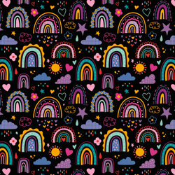 Muster – LovelyRainbows-Black