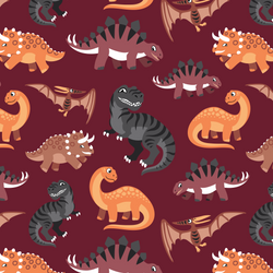 BabaubaBigDinos-Brown-Sonnengelb