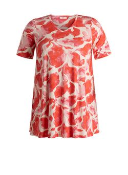 Farbe – Rot gemustert