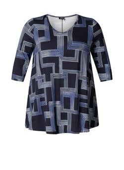 Blau Geometrisch