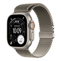 Natural Titanium Milanese Loop - Large