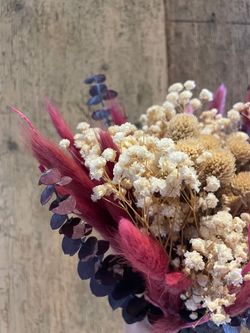 Weitere Sträuße – DIY Strauß burgund