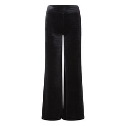 Royal Blue Velvet Wide Leg Azora Trousers