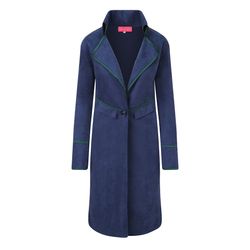 Navy Faux Suede