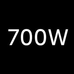 700W