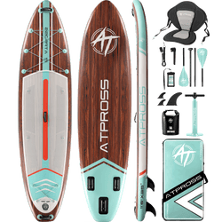 Pro – Teal and Wood Grain