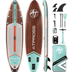 Basic – Teal and Wood Grain