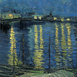 Similar Styles – Starry Night Over the Rhône