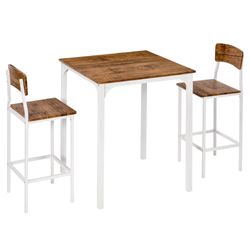 Walnut and White