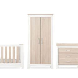 3 Piece Set - Cot Bed, Dresser & Wardrobe