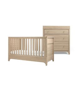 2 Piece Set - Cot Bed & Dresser