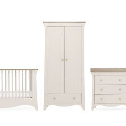 Bundle – 3 Piece Set - Cot Bed, Dresser & Wardrobe