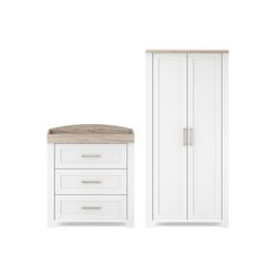 Bundle – 2 Piece Set - Dresser & Wardrobe