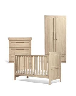 Bundle – 3 Piece Set - Cot Bed, Dresser & Wardrobe
