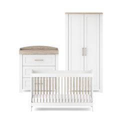Bundle – 3 Piece Set - Cot Bed, Dresser & Wardrobe
